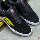 Tenis Gremio Gremium Negro Lineas Amarillas