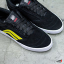 Tenis Gremio Gremium Negro Lineas Amarillas