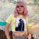 Playera Ludica Marisa Berenson Amarilla