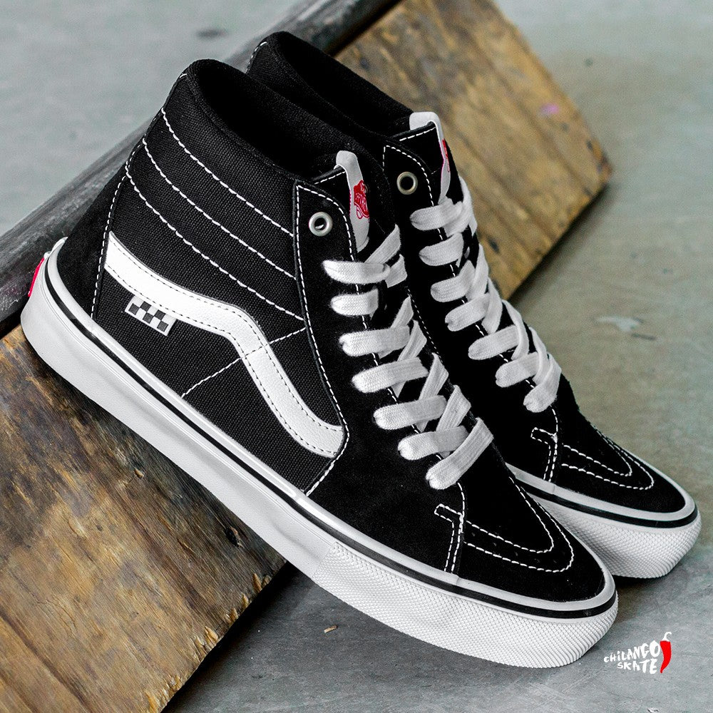 Tenis Vans Skate Sk8 Hi Pro Black White