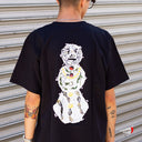 Playera Quartersnacks Oyster Snackman Black