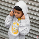 Sudadera Spitfire Kids Bighead Grey Gold