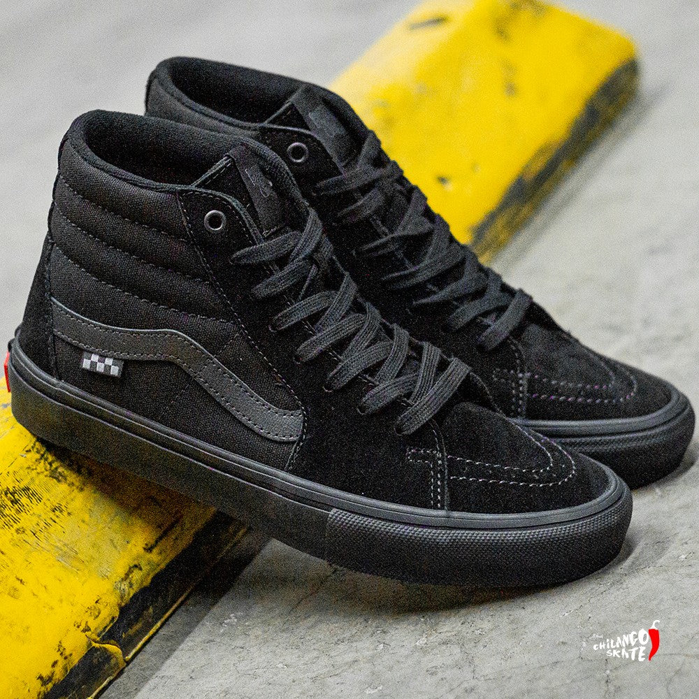 Tenis Vans Skate Sk8 Hi Pro Black Black