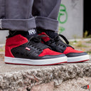 Tenis Hey Dog K9 Negro Rojo