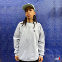 Sudadera As de Paz Logo Gotico Gris Crewneck