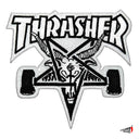 Parche Thrasher Skategoat White