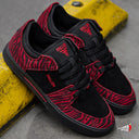 Tenis Fallen Trooper Black Red Zebra
