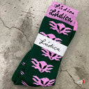 Calcetas Ludica Axolote Alien Verde Rosa