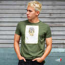 Playera Ludica Retrato Olivo