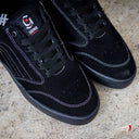 Tenis Gremio Artesano Negro Hilos Blancos Negro Ambar