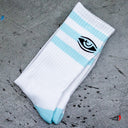 Calcetas Toy Machine Whatching Embroided White Blue