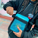 Shoulderbag Mayas x Dirty Blue