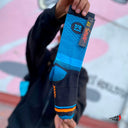 Calcetas Mayas Logo Blue