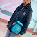 Shoulderbag Mayas x Dirty Blue