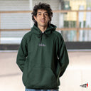Sudadera As de Paz Logo Gótica Verde