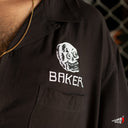 Camisa Baker Skull Black Button Up