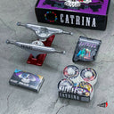 Set Catrina Para Armar Tabla Plata Rojo