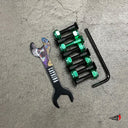 Tornillos Catrina Verde Negro 1"