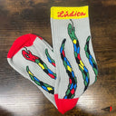 Calcetas Ludica Serpiente Gris