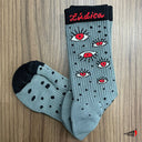 Calcetas Ludica Ojos Gris