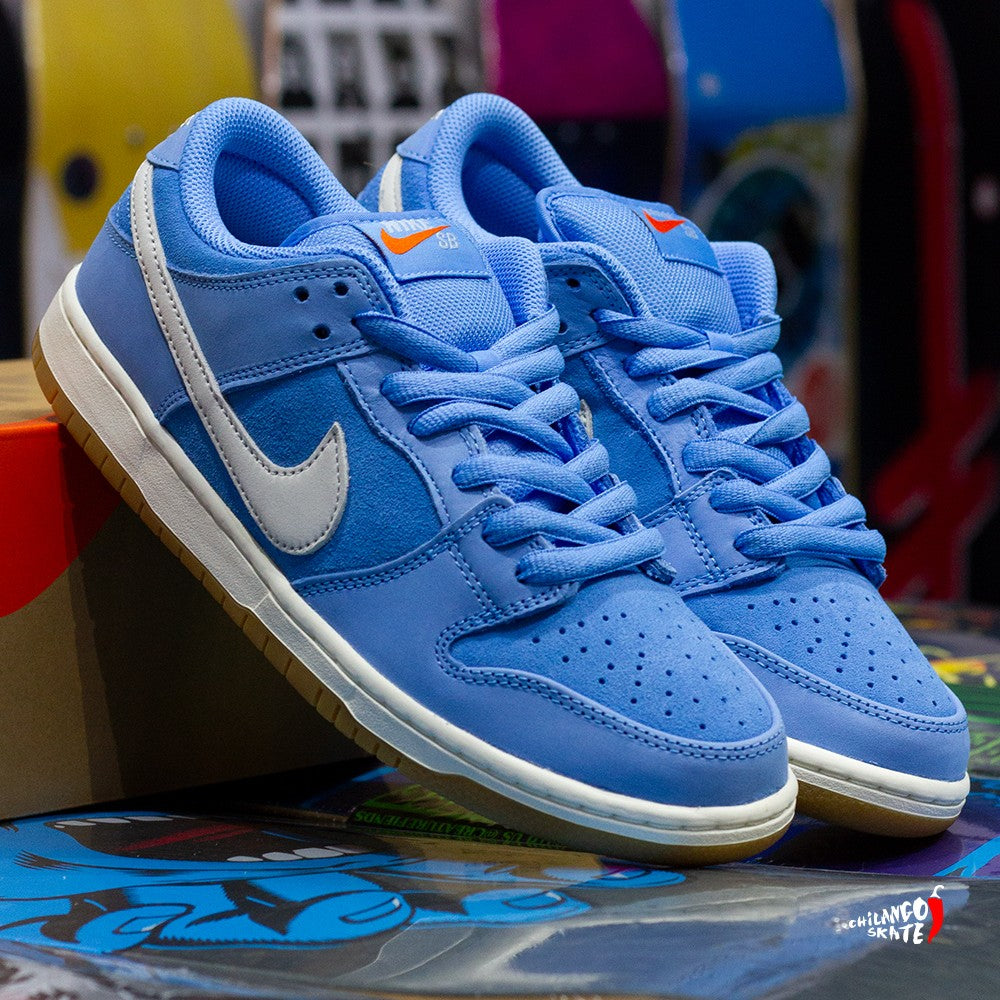 Tenis Nike SB Dunk Low Pro University Blue White Gum – Chilango Skate