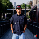 Camisa Former Scratched Work Cadet