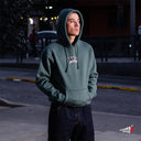 Sudadera Baker Arch Logo Army