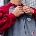 Varsity Benzaa Gris Vino