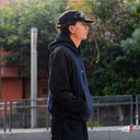 Sudadera Benzaa 3C Logo Azul Negro