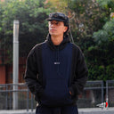 Sudadera Benzaa 3C Logo Azul Negro