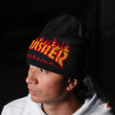 Beanie Thrasher Flame Fold Logo
