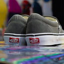 Tenis Vans Skate Slip On Pro Pewter White