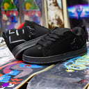 Tenis DC Court Graffik Black Black Red