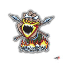 Sticker Santa Cruz Salba Screaming Witch Doctor 11cm x 10cm