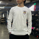 Playera As De Paz Locos Blanca Longsleeve