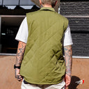 Chaleco Creature Support Quilt Vest Stone Green
