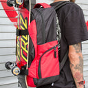 Mochila One Box Logo Negro Rojo