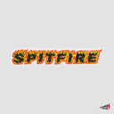 Sticker Spitfire Flames Script Large 20x2cm