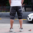 Bermuda Benzaa Alambre Mezclilla Stone Wash Negro