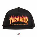 Gorra Thrasher Flame Logo Mesh Black