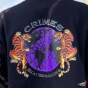 Sudadera Crimes Worldwide Black Crewneck
