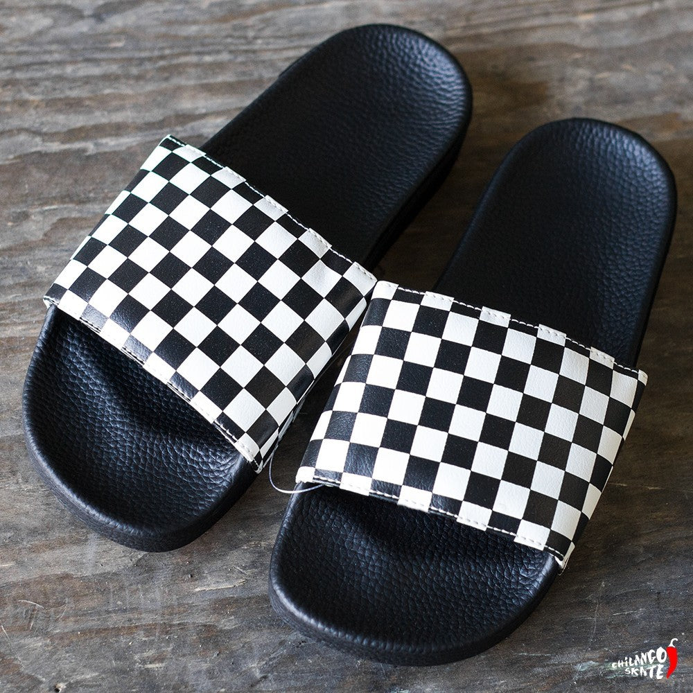 Sandalias Vans Slide On Checker Black - Main Image