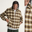 Jacket Vans Crestmont Plaid Shacket Oatmeal