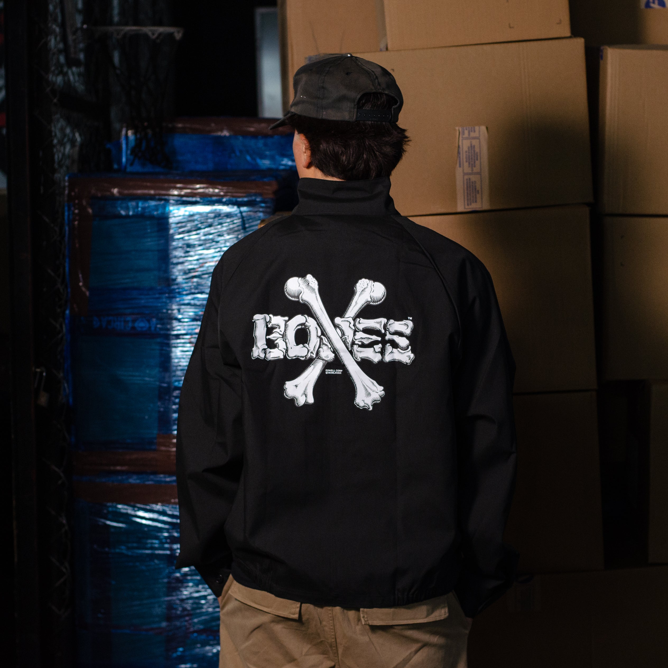 Chamarra Powell Peralta Crossbones Black - Main Image