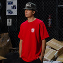 Playera Spitfire Classic 87 Swirl Fill Red