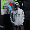 Sudadera Thrasher Who Cares By Neckface Grey