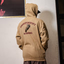 Sudadera Independent Zip Bombers Sandstone