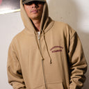 Sudadera Independent Zip Bombers Sandstone