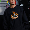 Sudadera Thrasher Crewneck Who Cares By Neckface