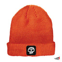 Beanie Zero Single Skull Patch Orange